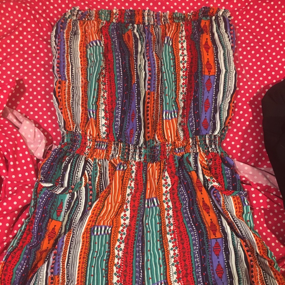 Colorful women’s romper. Size medium